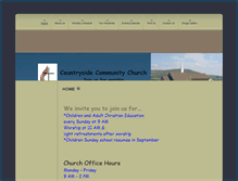 Tablet Screenshot of countryside-church.org